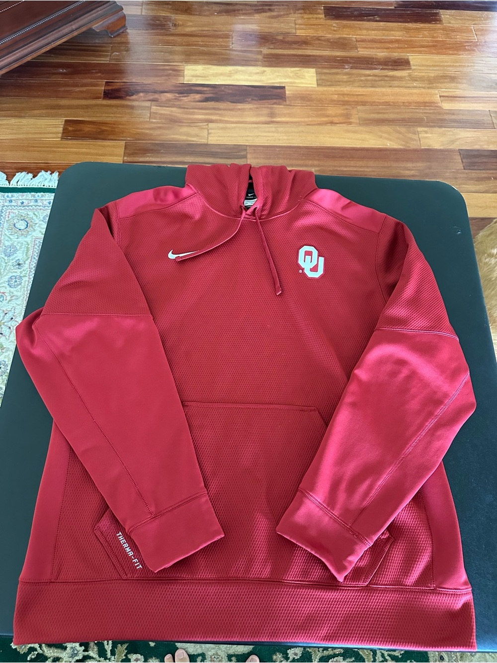 Nike Oklahoma Sooners Crimson Pullover Hoodie Therma Fit Men’s XXL
